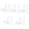 Cabilock 140pcs Display Stands Mini Easel Holders for for Collectors Compact Design for Home Office view 1