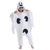 OGU' DEAL Halloween Ghost Costume Kids Onesie Girls Halloween Cosplay Boy White Boo Spooky Ghost One Piece Jumpsuit Outfit view 1