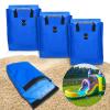 Chankee Vinyl SandBags with Handle, Bounce House Sand Bags, Suitable for Fixed Inflatable Trampolines, Inflatable Water Slide, Canopies and Tents(Each Weight Capacity 55 Pound, 4 Pack, Blue) view 1