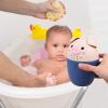 JOINPAYA Baby Bath Rinse Cup, Pig Shaped Bath Cup Shower Rinser Water Scoop Cartoon Bathing Cup Shampoo Rinse Cup Washing Cup with Handle for Newborn Tub Blue view 3