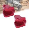 2Pcs RC Shock Linkage, Front Rear Lower Shock Linkage Link Mount for SCX10-II AXIAL RC Car Car Model Accessory Scx10Ii Lower Link Mounts (Red) view 2