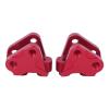 2Pcs RC Shock Linkage, Front Rear Lower Shock Linkage Link Mount for SCX10-II AXIAL RC Car Car Model Accessory Scx10Ii Lower Link Mounts (Red) view 4