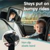 Onco Fixed Headrest Baby Car Mirror - Tesla-Compatible Car Mirror for Baby, 100% Shatterproof & Shake-Proof, Non-Slip with 360 Rotation, Newborn Must Haves view 3