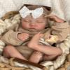 Anano Realistic Reborn Baby Toddler Boy 19 Inch Reborn Babies That Look Real and Feel Real Life Like Baby Dolls Newborn Silicone Baby Doll Girl (Mustard, Family Edition) view 2