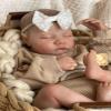 Anano Realistic Reborn Baby Toddler Boy 19 Inch Reborn Babies That Look Real and Feel Real Life Like Baby Dolls Newborn Silicone Baby Doll Girl (Mustard, Family Edition) view 3
