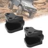 2Pcs RC Shock Linkage, Front Rear Lower Shock Linkage Link Mount for SCX10-II AXIAL RC Car Car Model Accessory Scx10Ii Lower Link Mounts (Black) view 3