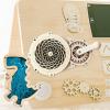 Busy Board Accessories Montessori Toy Parent Child Play Role Game Dinosaur Sequin Kaleidoscope Toy for Living Room Homeschool, Style A view 4