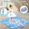 Surelect Dance Mat for 3-12 Year Old Girls, Frozen Toys Electronic Dance Pad with 8 Button & Wireless Bluetooth, Music Game Birthday for Kids Ages 3 4 5 6 7 8 9 10+ view 2