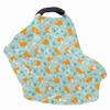 Coldinair Corgi Car Seat Covers for Babies Boys Girls,Soft Stretchy Infant Carseat Canopy,Multi Use Nursing Cover Breastfeeding Scarf view 3