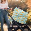 Coldinair Corgi Car Seat Covers for Babies Boys Girls,Soft Stretchy Infant Carseat Canopy,Multi Use Nursing Cover Breastfeeding Scarf view 4