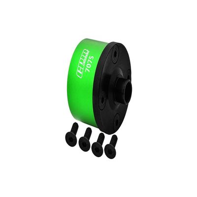 GPM Medium Carbon Steel+7075 Alloy Front Or Middle Or Rear Diff Case for Tekno 1/10 MT410 2.0 4X4 Pro Monster Truck-TKR9501 / SCT410 2.0 4X4 Short Course Truck Kit-TKR9500 Upgrades - Green