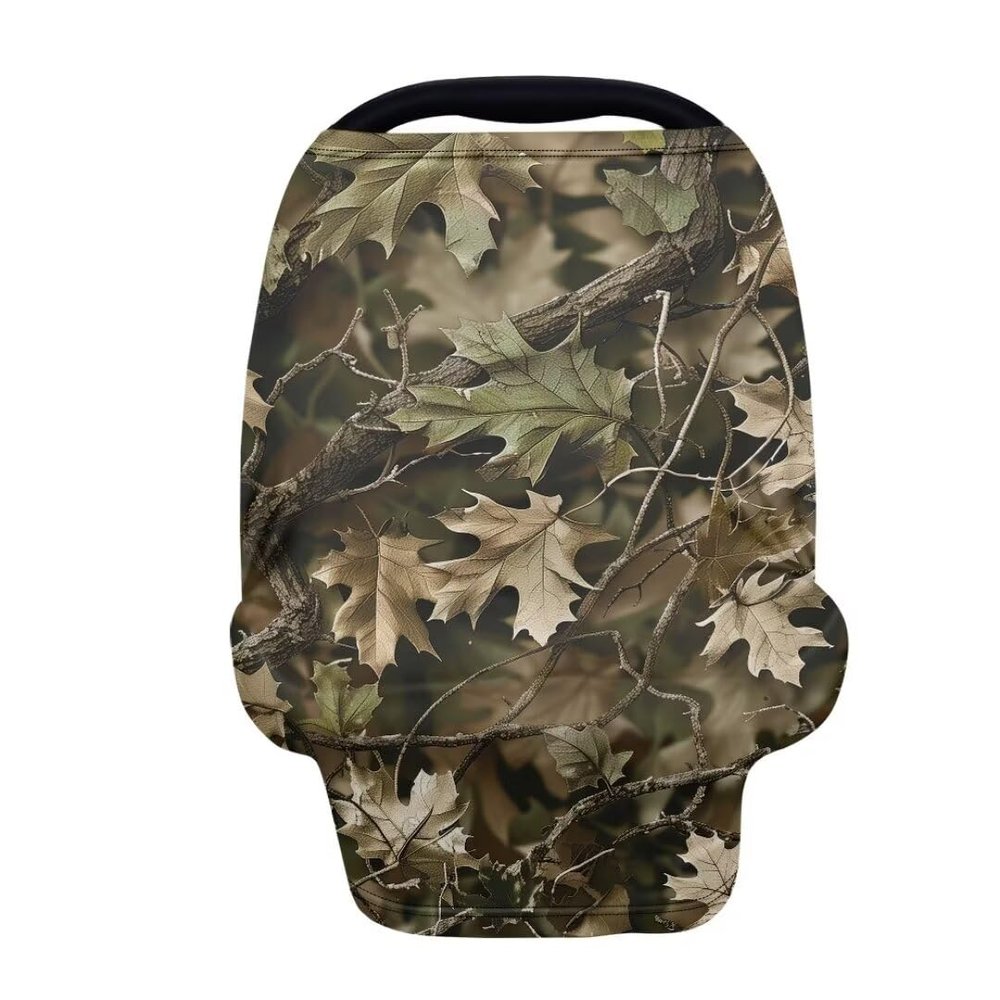 Coldinair Jungle Dead Leaf Baby Car Seat Covers for Boys or Girls,Multi-use Cover,Baby Carseat Canopy,Nursing Cover for Breastfeeding