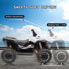 12V Kids Ride On ATV 4 Wheeler Electric Vehicle for Toddlers, Battery Powered Toy Car with LED Lights, Music, High/Low Speed, Treaded Tires for Boys Girls, White view 4