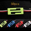 50pcs Servo Extension Line/Y Cable Fixing Clip Anti Loose Wiring Connect Joint Buckle for DIY Model UAV Fixed Wing Airplane Boat(TypeB red) view 2