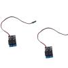 2pcs Remote Control Switch Relay PWM Switch 1/2 Way for DIY RC Model Airplane/Boat Water Pump Electromagnet Navigation Lamp(2pcs Two-Way) view 1