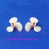 4pcs 30mm Plastic Copper Core Three-Blade Propellers M3 Paddle Hole CW CCW Propeller for RC Simulation Boat Model Accessories(30mm CCW) view 4