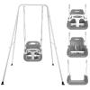 Taleco Gear Toddler Swing, 3-in-1 Swing Sets for Backyard, Baby Swing Outdoor/Indoor, Toddler Swing Set Suitable for Children 6 Months and Older (Black) view 1