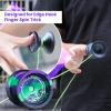 MAGICYOYO V12 Finger Spin Yoyo Professional Responsive Yo yo for Kids & Adults, Unresponsive Yoyo for Advanced, Professional Yo Yo with 12 Strings & Yo-Yo Accessory Kit - Black Green Purple view 4