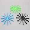 20PCS 2 * 70mm/100mm Standard Paddle Wheel Propeller Ship Model Accessories Blue/Green/Black/Yellow for DIY RC Remote Control Boat(100mm Yellow) view 3