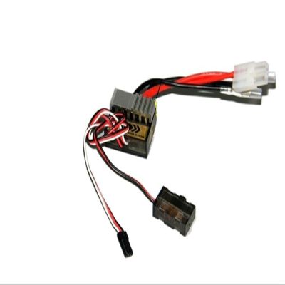 320A Two Way Brushed ESC 2S W Heat Sink Electronic Power Controller Speed Controller for RC Car/Speedboat DIY Modify Boat Models