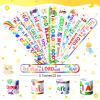 Frienda 20 Pcs Bible Verse Party Favors Includes Jesus Loves You Drawstring Backpack Bags Christian Slap Bracelets for VBS Religious Birthday Gifts Sunday School Classroom Prizes(Stylish) view 4