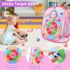 YOTOY Bean Bag Toss Game for Kids Outdoor Toys Age 3-8 Years Old: Unicorn Party Games, Backyard Yard Activities Outdoor Toys for Toddler, Birthday Gift for Girls 3 4 5 6 7 8 Year Old view 3