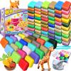 Air Dry Clay 88 Colors, Modeling Clay for Kids, DIY Molding Magic Clay, Gift for Kids view 1