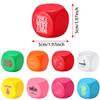 200 Sets of Custom Stress Relief Foam Balls with Logo, Bulk Rounded Square Shape Personalized Foam Balls, Anxiety Stress Relief Stress, Perfect for Office, Travel or Home view 2