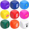 200 Sets of Custom Stress Relief Foam Balls with Logo, Bulk Rounded Square Shape Personalized Foam Balls, Anxiety Stress Relief Stress, Perfect for Office, Travel or Home view 3