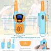 Topsung Walkie Talkies for Kids Long Range Walkie-Talkie for Adults Rechargeable 2 Way Radios 2 Pack with Lanyard NOAA USB VOX, Family Toys for 3-12 Year Old Boys Girls Toddlers Camping Hiking view 2