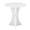 1: 12 Scale Dollhouse Round Table - 3.94x3.86in Acrylic Miniature Decor Dollhouse Round Side Table Furniture - Mini Round Coffee Table for Living Room Bedroom Balcony Fairy Garden view 1