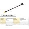 5.8G FPV Racing Drone Antenna, Enhance Drone Flight with High-Gain, Omnidirectional Signal Booster for Superior Range & Performance Interface SMA Inner Hole view 3