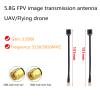 5.8G FPV Racing Drone Antenna, Enhance Drone Flight with High-Gain, Omnidirectional Signal Booster for Superior Range & Performance Interface SMA Inner Hole view 4