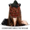 ARTIBETTER Halloween Pumpkin Mask Lightweight Pu Material for Cosplay Masquerade Party and Themed Event Dress-up Accessory view 3