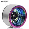 Chanjorlin 2.2 Beadlock Wheels Rims 12mm Hex 1/10 Aluminum Alloy Mud Slingers Hubs for 1:10 RC Rock Crawler Car Axial SCX10 Tamiya CC01 D90 RR10 RC4WD Gen8 Traxxas TRX4 2.2" Tires 4PCS (Rainbow) view 4