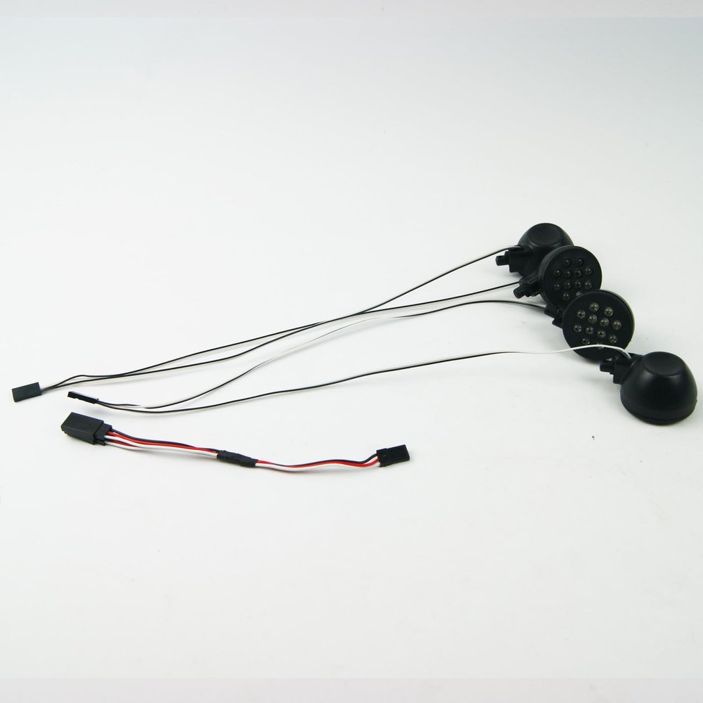 4pcs LED Light Kit for King Motor Rovan Rofun Hpi Baja 5T Buggy Truck