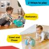 Baby Einstein Chase & Tap Earl Crawling Baby Toy, with Mirror and Music, Ages 6 Months and Up view 2