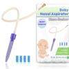 Baby Nasal Aspirator for Stuffy Nose, Baby Nose Sucker with Extra Hygiene Filters (Nose Sucker + 4 Filters) view 1