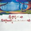 3D Printed Articulated Mother and Child Dragons in Dragon Egg, White and Red Mushroom Dragon,Fidget ADHD Toy Gift for Mom MCD-036 view 3