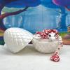 3D Printed Articulated Mother and Child Dragons in Dragon Egg, White and Red Mushroom Dragon,Fidget ADHD Toy Gift for Mom MCD-036 view 4