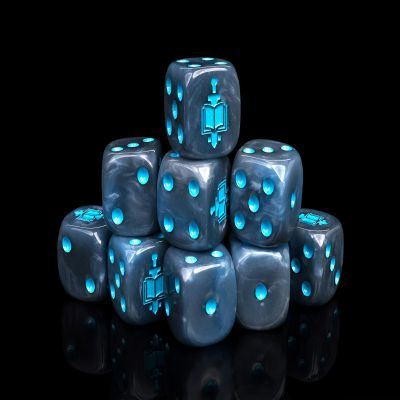 Baron of Dice Warrior Knights Resin Dice - Set of 25 (Square)