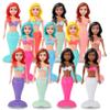 Mermaid Bath Toys for Toddlers Kids Girls - Princess Wind Up Tail Flap Floating Water Bathtub Toys, Swimming Pool Bathing Time Fun (12 Pack) view 1