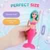 Mermaid Bath Toys for Toddlers Kids Girls - Princess Wind Up Tail Flap Floating Water Bathtub Toys, Swimming Pool Bathing Time Fun (12 Pack) view 4
