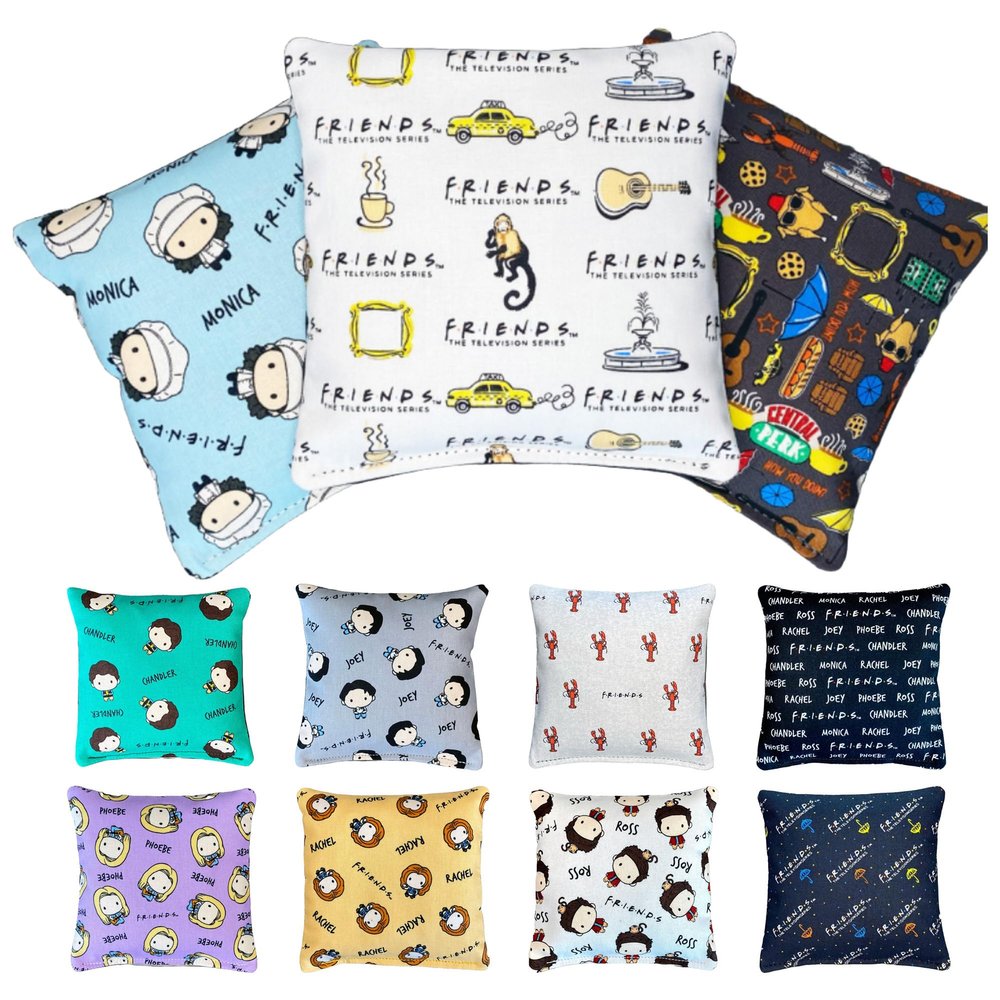 Friends Cornhole Bags (4 Pack) (Name Roll)