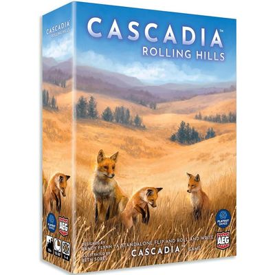 AEG & Flatout Games | Cascadia: Rolling Hills Roll & Write Puzzly Dice Game | Explore The Pacific Northwest, Build Ecosystems | Ages 10+ | 1-4 Players