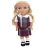 14.5 inch Doll Outfit-School Plaid Jumper include Blouse and Matching Headband/Add on Option: Sock and Shoe (Doll is not included) (Jumper,White Sock,Matte Shoe, Plaid 54) view 1