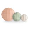 mushie Silicone Nesting Spheres Sensory Toy (Blush) | Pack of 3 view 1