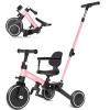 XJD Toddler Bike, 6 in 1 Folding Toddler Tricycle for 1-4 Year Old with Parental Control Handle, Balance Bike with Removable Pedal, Backrest, Adjustable Seat, First Birthday Gifts (Pink) view 1