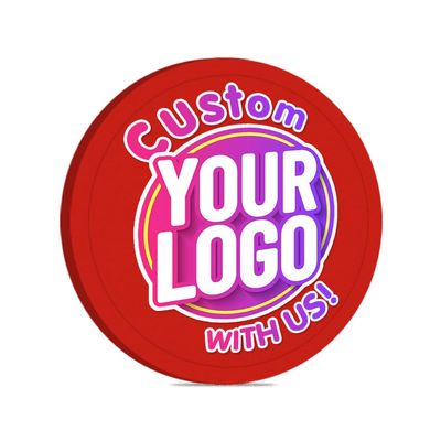 MARRILYTON 100PCS 40mm Custom Plastic Poker Chips, Print Your Design and Text on Chips, for Bar, Board Game, Game Night and Poker Tournament (Red)