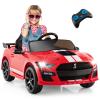 Licensed Ford Mustang GT500 Ride on Car for Kids by INFANS, Battery Powered Electric Vehicle with Remote Control, Headlight, Power Display, USB, Music, Electric Car for Kids to Drive Age 3+ (Red) view 1